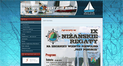 Desktop Screenshot of jachtklubnisko.pl